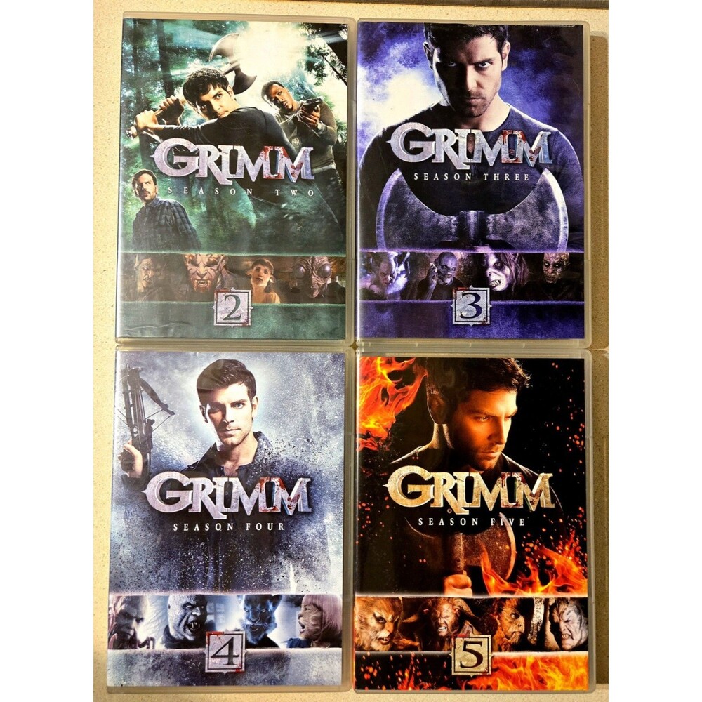 Grimm DVD Seasons 2 - 5 David Giuntoli TV Series Horror Universal Season 2 3 4 5